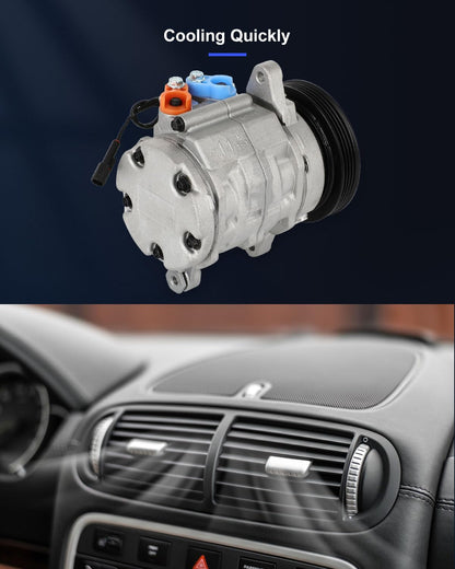 A/C Compressor with Clutch – Fits Chevrolet Tracker & Suzuki Vitara 1.6L (1999-2002)