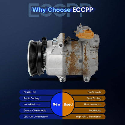 A/C Compressor with Clutch – Compatible with Ford EcoSport 2.0L (2015-2022)