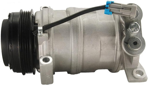AC Compressor with Clutch – Rapid Cooling – Fits 2002-2004 Chevrolet Silverado 2500/3500 & GMC Sierra 2500/3500 - KUDUPARTS