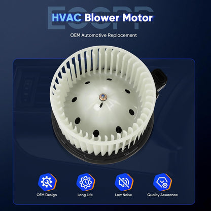 AC Blower Motor Compatible with 2007-2008 Ford Expedition & Lincoln Navigator – HVAC Heater Blower Motor Replacement (700225, 7L1Z-19805-D, 7L1Z19805D, 615-00114, 2311711, PM9370)