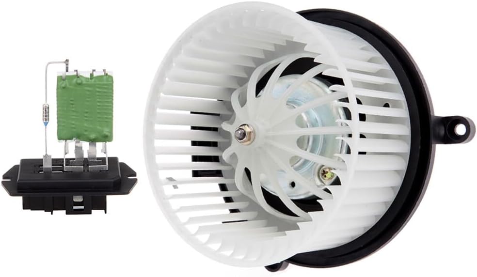 Heater Blower Motor & HVAC Resistor Module Compatible with 2001-2007 Chrysler Town & Country, 2001-2007 Dodge Caravan, 2001-2008 Dodge Grand Caravan