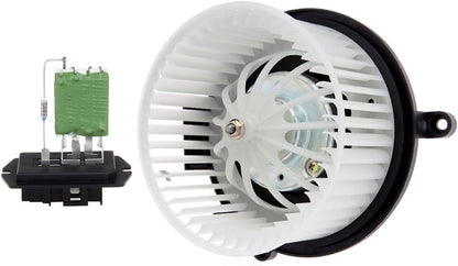 Heater Blower Motor & HVAC Resistor Module Compatible with 2001-2007 Chrysler Town & Country, 2001-2007 Dodge Caravan, 2001-2008 Dodge Grand Caravan