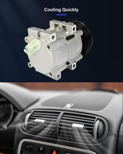 AC Compressor Fast Cooling – Compatible with Ford Bronco 5.0L (1990–1995) & Ford F-150 4.9L, 5.0L, 5.8L (1994–1996)