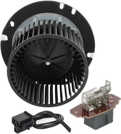 HVAC Blower Motor with Fan Cage & Resistor – Compatible with 1995–1997 Ford Ranger | OEM Replacements 700150, F57Z19805B, F0TZ18504A | Heater Blower Motor Assembly