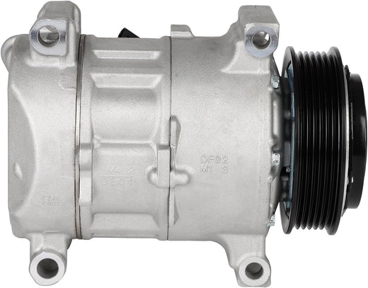AC Compressor with Clutch – Compatible with 2019-2020 Chevrolet Silverado 4500/5500/6500 HD 6.6L & 2015-2023 GMC Sierra 2500/3500 HD 6.6L - KUDUPARTS