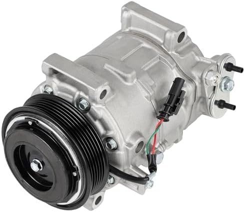 AC Compressor with Clutch – Compatible with 2019-2020 Chevrolet Silverado 4500/5500/6500 HD 6.6L & 2015-2023 GMC Sierra 2500/3500 HD 6.6L