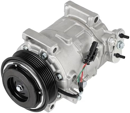 AC Compressor with Clutch – Compatible with 2019-2020 Chevrolet Silverado 4500/5500/6500 HD 6.6L & 2015-2023 GMC Sierra 2500/3500 HD 6.6L