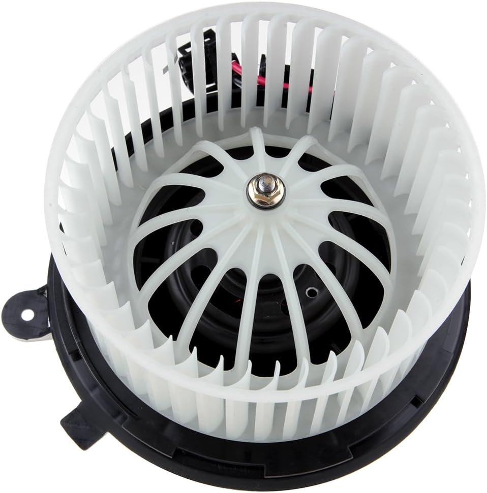 HVAC AC Heater Blower Motor with Fan Cage, Front – Compatible with 2011 Mercedes-Benz C180, 2010–2011 C200, 2008–2009 C230