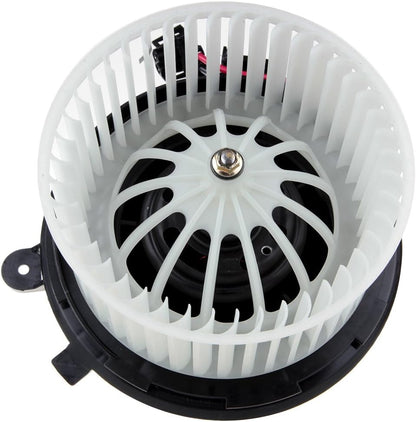 HVAC AC Heater Blower Motor with Fan Cage, Front – Compatible with 2011 Mercedes-Benz C180, 2010–2011 C200, 2008–2009 C230