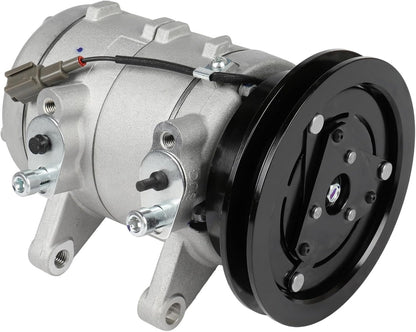 AC Compressor with Clutch – Rapid Cooling – Compatible with Nissan Pickup 2.4L (1994-2004) & Pathfinder 2.4L (1987-1988)