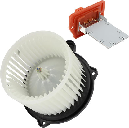 700300 AC HVAC Blower Motor & Heater Blower Resistor Kit Compatible with 2014-2017 Kia Soul (Models: 700300, 97113 B2000, KI3126114)