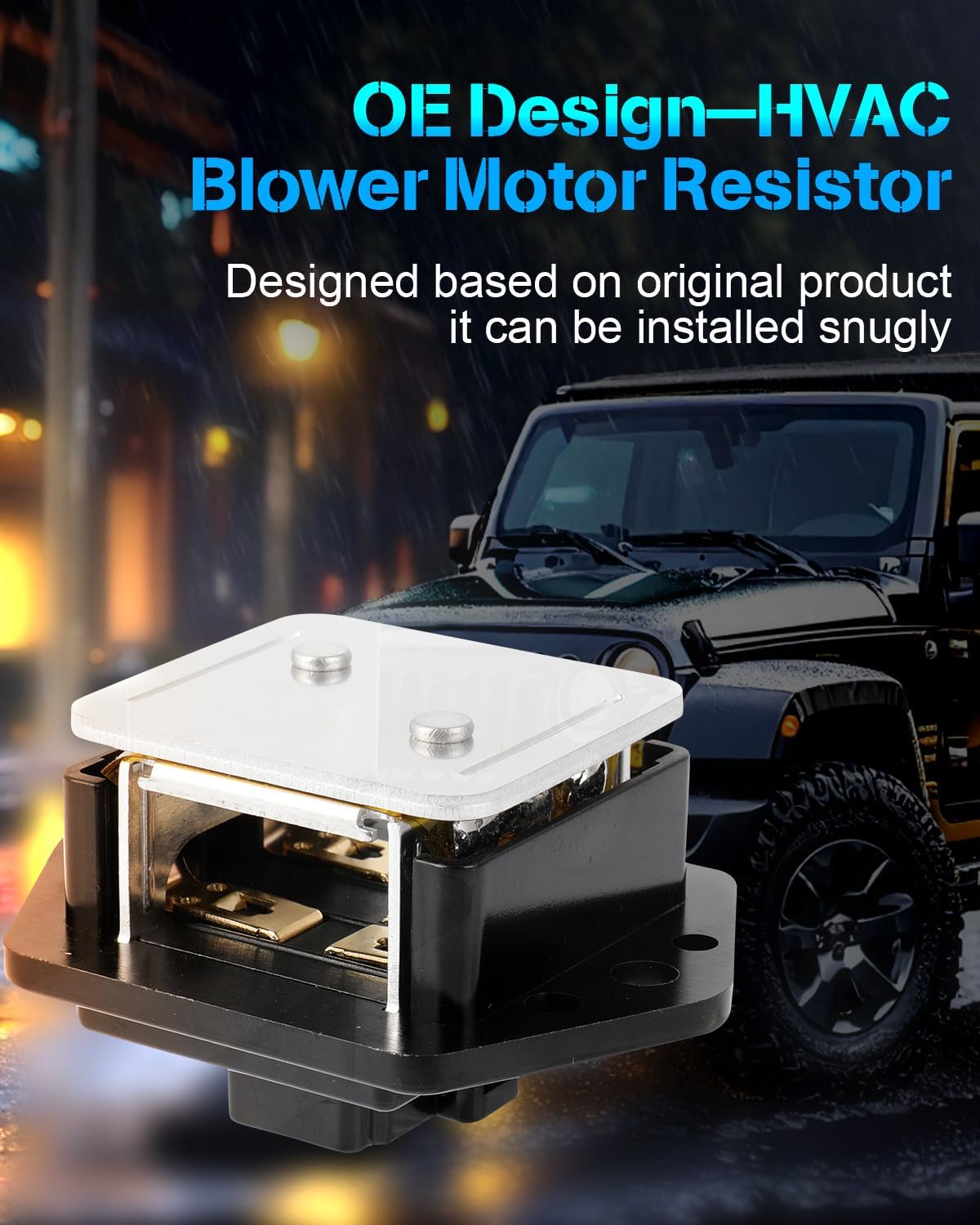 AC Blower Motor Resistor – Compatible with 1996-1997 Acura SLX, 1997-2002 Chevy T6500/T7500, 1994-2002 Honda Passport, Isuzu Amigo, Suzuki Esteem – HVAC Heater Resistor Control Module RU531
