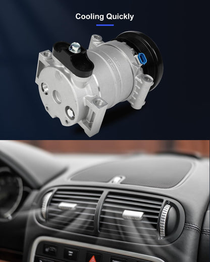 AC Compressor Fast Cooling – Compatible with Chevrolet Astro 4.3L (1996-2005)