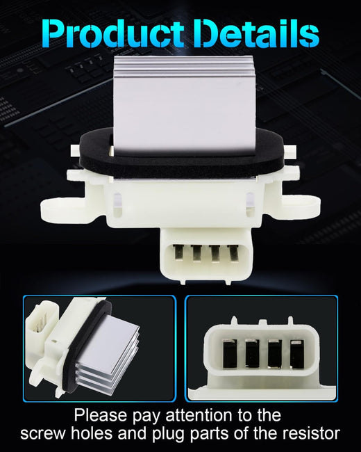 HVAC Blower Motor Resistor & AC Control Module Compatible with Ford F-150, Expedition, Lincoln Navigator, Mark LT 2009-2017 – Replaces BL3Z-19E624-A, YH-1829 - KUDUPARTS