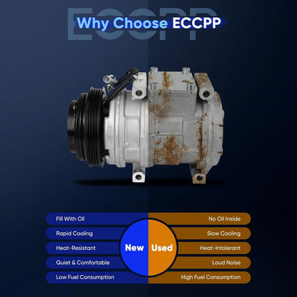 Toyota Cressida 3.0L AC Compressor with Clutch (1989-1992) – Fast Cooling