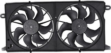 Radiator Cooling Fan Assembly Compatible with 2000-2005 Buick LeSabre 3.8L & Pontiac Bonneville 3.8L – Replaces AC Condenser Fan 620320, 620636, 620-636, 12463008, 12463009, 12463085 - KUDUPARTS