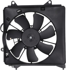 Radiator Cooling Fan Assembly Compatible with 2011-2016 Honda CR-Z 1.5L & 2010-2014 Honda Insight 1.3L – Replaces AC Condenser Fan 621419, 621-419, 38611RBB003, 38615RBJ003, 38616RBJ003 - KUDUPARTS