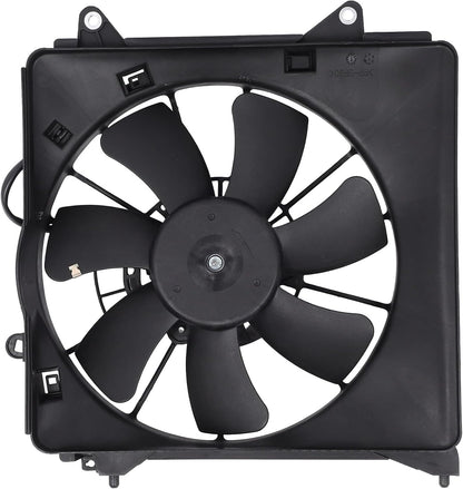 Radiator Cooling Fan Assembly Compatible with 2011-2016 Honda CR-Z 1.5L & 2010-2014 Honda Insight 1.3L – Replaces AC Condenser Fan 621419, 621-419, 38611RBB003, 38615RBJ003, 38616RBJ003