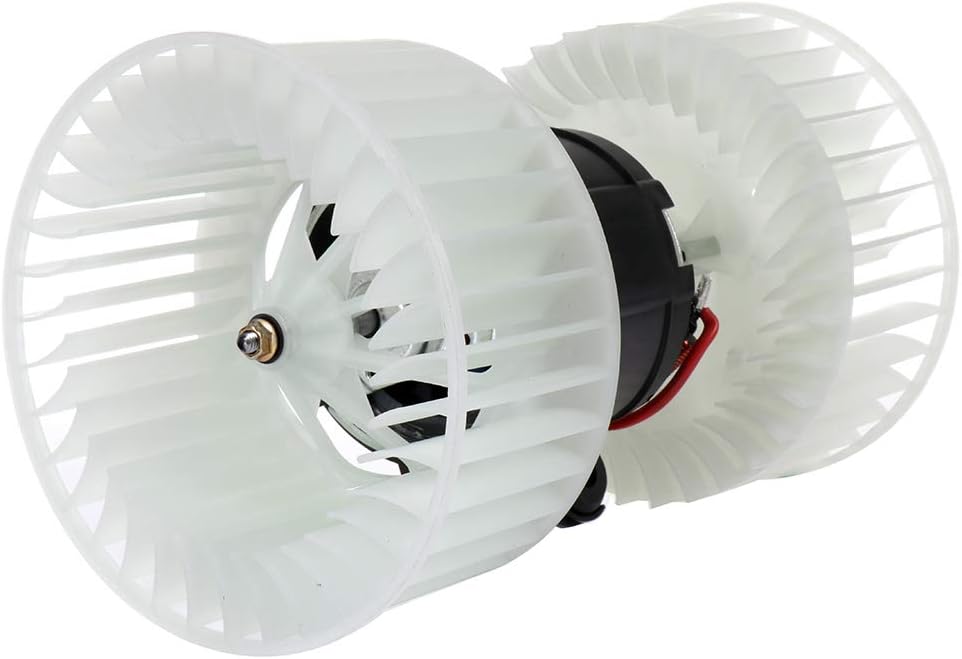 HVAC Plastic Heater Blower Motor with Fan Cage Compatible with BMW 525i (2001-2003), 528i (2000), 530i (2001-2003), 540i (2000-2003), X5 (2001-2006)