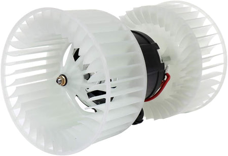 HVAC Plastic Heater Blower Motor with Fan Cage Compatible with BMW 525i (2001-2003), 528i (2000), 530i (2001-2003), 540i (2000-2003), X5 (2001-2006) - KUDUPARTS
