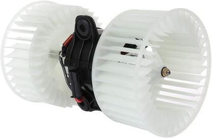 HVAC Plastic Heater Blower Motor with Fan Cage Compatible with BMW 525i (2001-2003), 528i (2000), 530i (2001-2003), 540i (2000-2003), X5 (2001-2006)
