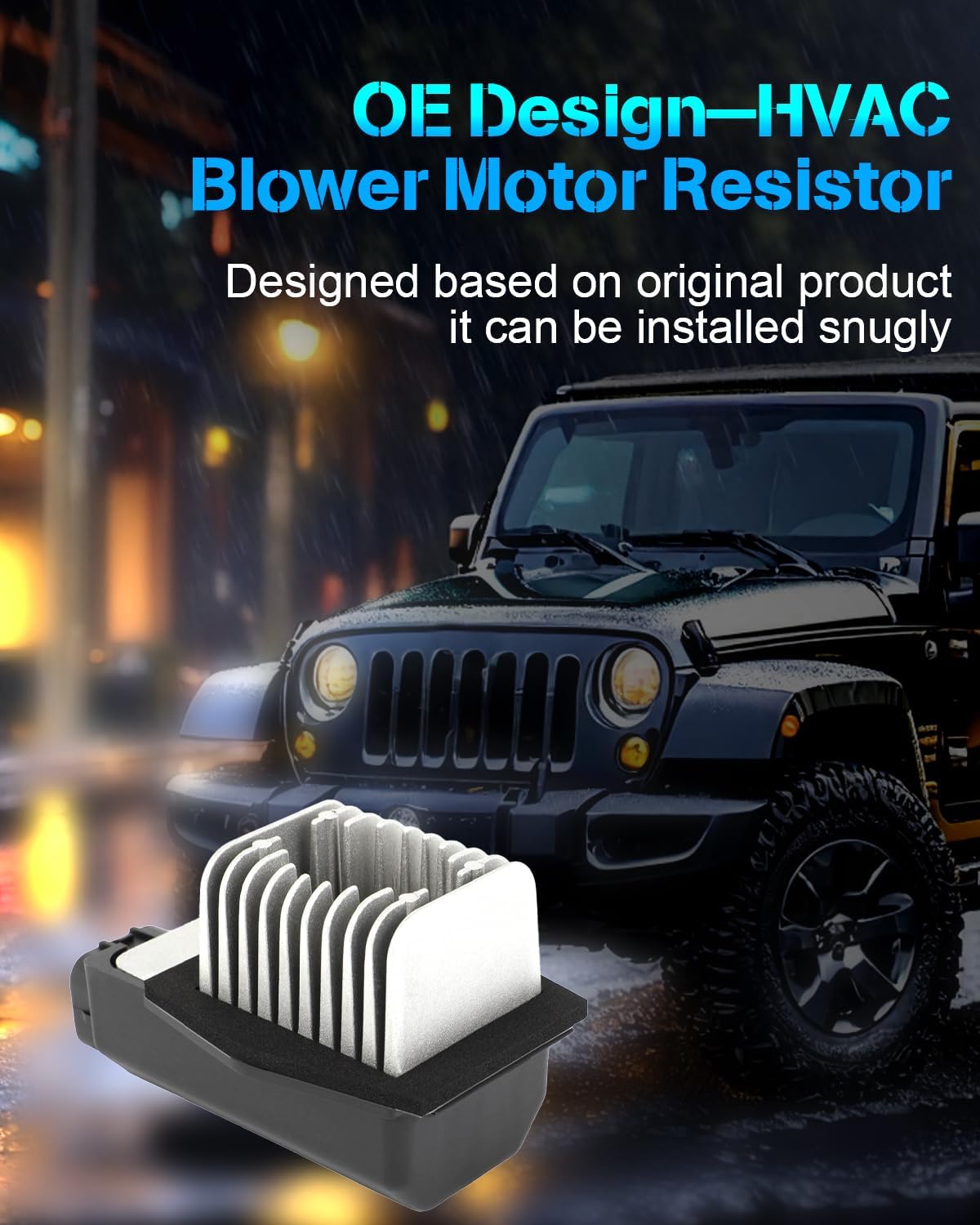 Heater Blower Motor Fan Resistor & Air Conditioning Regulator – Compatible with 2003–2006 Ford Expedition, 2000–2002 Lincoln LS, 2002–2006 Lincoln Navigator (OE-RU587, 973525)