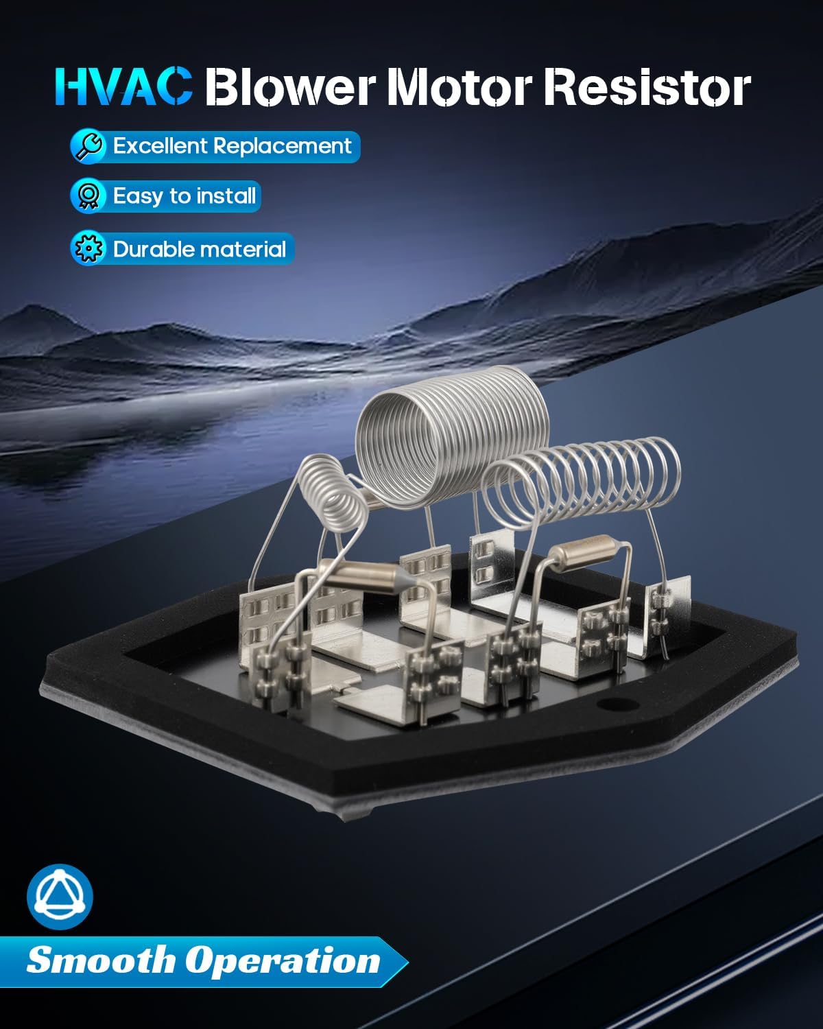 AC Blower Motor Resistor Compatible with 1992-1994 Chevy Blazer, 1993-1994 GMC Yukon, Chevy C1500-C3500, K1500-K3500, Suburban – Fan Resistor RU59