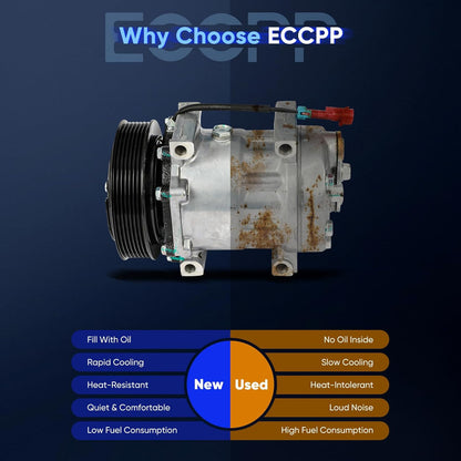 AC Compressor Fast Cooling – Fits Chevrolet C4500-C8500 Kodiak 8.1L 2003-2009