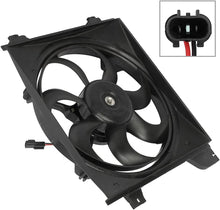 Radiator Cooling Fan Assembly Compatible with 2006-2007 Kia Rio & Rio5 – Engine Cooling Fan Replacement (610950-G, 620-735, 674-50111) - KUDUPARTS