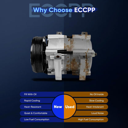 Mazda Tribute 2.0L AC Compressor with Clutch – 2001-2004