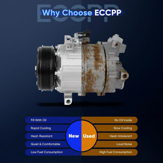 AC Compressor with Clutch – Fits Nissan Altima 2.5L (2019-2023) – Fast Cooling - KUDUPARTS