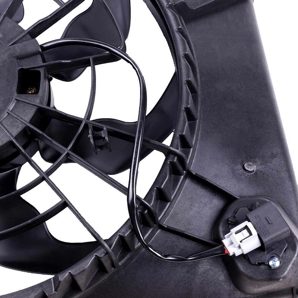 Radiator Fan Compatible with 2011-2014 Hyundai Sonata & 2011-2012 Kia Optima – Replaces 253803Q170, 615343372211, 674-50659, H8965A, HY3115129