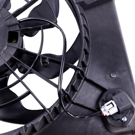 Radiator Fan Compatible with 2011-2014 Hyundai Sonata & 2011-2012 Kia Optima – Replaces 253803Q170, 615343372211, 674-50659, H8965A, HY3115129 - KUDUPARTS