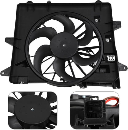 Radiator Cooling Fan Assembly Compatible with 2005-2014 Ford Mustang – 620-137, 621070