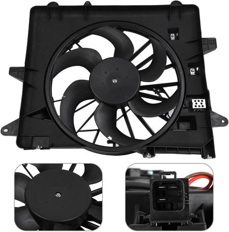 Radiator Cooling Fan Assembly Compatible with 2005-2014 Ford Mustang – 620-137, 621070 - KUDUPARTS