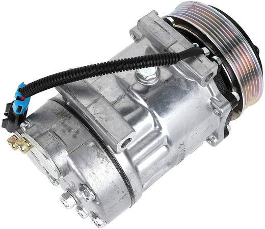 A/C Compressor with Clutch for 2008 Volvo VNM (10.8L, 12.1L, 12.8L) & Volvo VT (14.9L) - KUDUPARTS