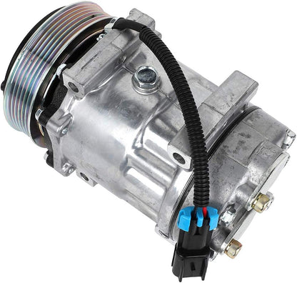 A/C Compressor with Clutch for 2008 Volvo VNM (10.8L, 12.1L, 12.8L) & Volvo VT (14.9L)