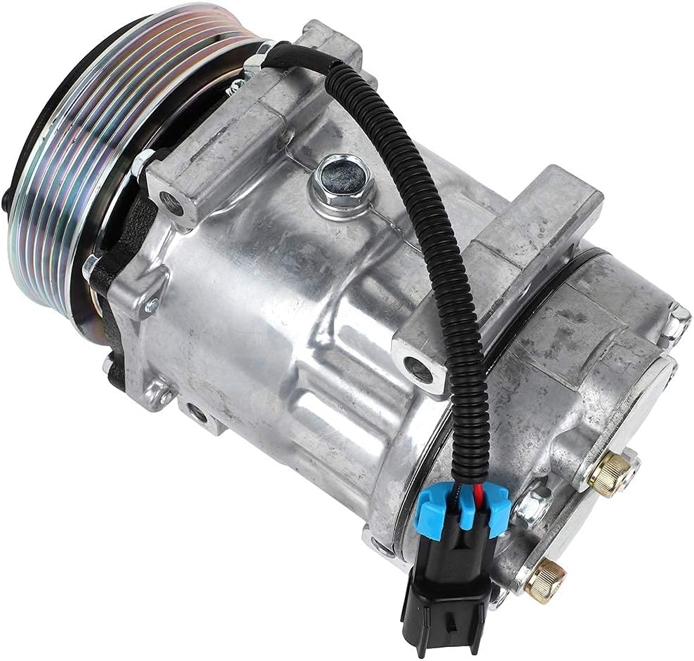 A/C Compressor with Clutch for 2008 Volvo VNM (10.8L, 12.1L, 12.8L) & Volvo VT (14.9L) - KUDUPARTS