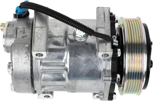 A/C Compressor with Clutch for 2008 Volvo VNM (10.8L, 12.1L, 12.8L) & Volvo VT (14.9L) - KUDUPARTS