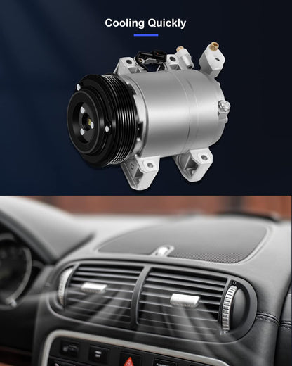 AC Compressor with Clutch for Nissan Altima 2.5L (2002-2006)