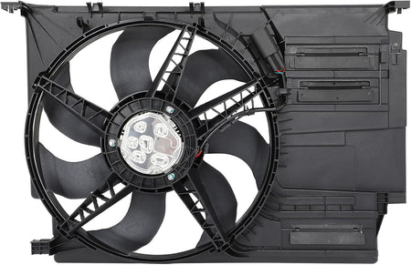 Radiator Cooling Fan Assembly Compatible with Mini Cooper 2014-2019 | FA71642, 17427617609, 17428645861, 17428596240 - KUDUPARTS