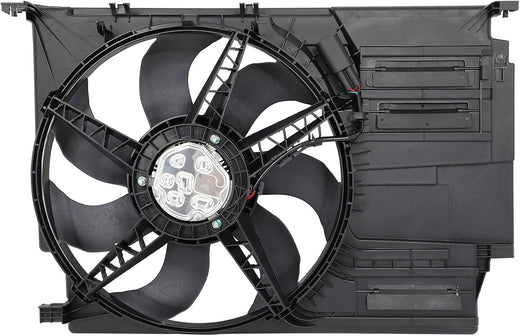 Radiator Cooling Fan Assembly Compatible with Mini Cooper 2014-2019 | FA71642, 17427617609, 17428645861, 17428596240 - KUDUPARTS