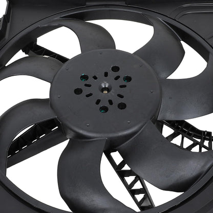 Radiator Cooling Fan Assembly Compatible with Mini Cooper 2014-2019 | FA71642, 17427617609, 17428645861, 17428596240