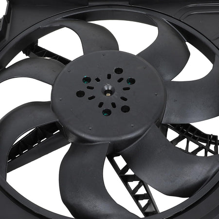Radiator Cooling Fan Assembly Compatible with Mini Cooper 2014-2019 | FA71642, 17427617609, 17428645861, 17428596240 - KUDUPARTS