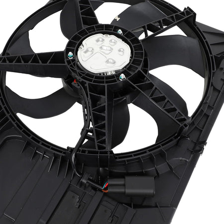 Radiator Cooling Fan Assembly Compatible with Mini Cooper 2014-2019 | FA71642, 17427617609, 17428645861, 17428596240 - KUDUPARTS