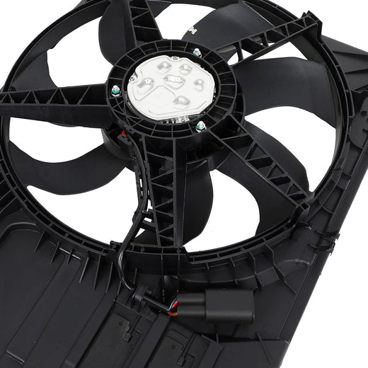 Radiator Cooling Fan Assembly Compatible with Mini Cooper 2014-2019 | FA71642, 17427617609, 17428645861, 17428596240 - KUDUPARTS