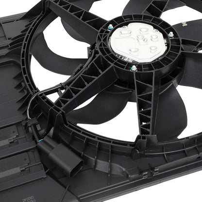 Radiator Cooling Fan Assembly Compatible with Mini Cooper 2014-2019 | FA71642, 17427617609, 17428645861, 17428596240