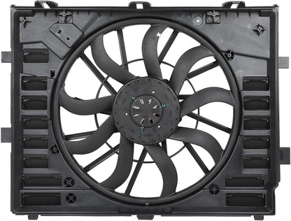 Radiator Cooling Fan Assembly Compatible with 2012-2017 Touareg | Replaces SK621F03, 7P0121203H, 7P0121203C, 7P0121203E, 7P0121203K