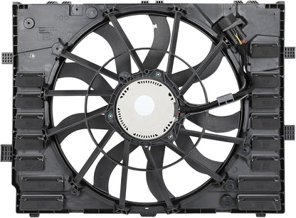 Radiator Cooling Fan Assembly Compatible with 2012-2017 Touareg | Replaces SK621F03, 7P0121203H, 7P0121203C, 7P0121203E, 7P0121203K