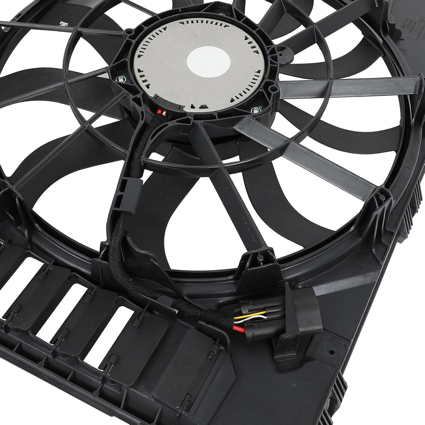 Radiator Cooling Fan Assembly Compatible with 2012-2017 Touareg | Replaces SK621F03, 7P0121203H, 7P0121203C, 7P0121203E, 7P0121203K
